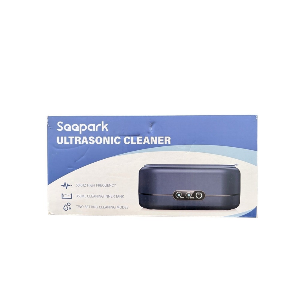 Seepark Ultrasonic Jewelry Cleaner Denture Bath Tank Cleaning Machine 50‎ KHZ